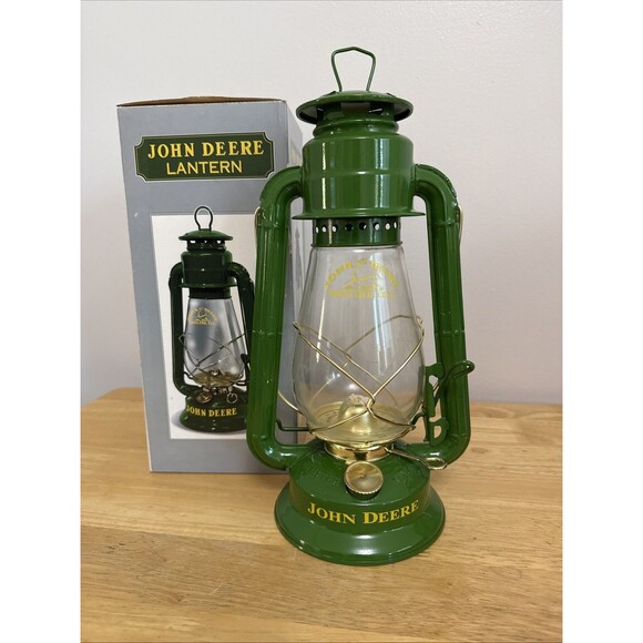 John Deere Other - John Deere Lantern Moline IL S&D 3 Fuel Kerosene Lamp Oil Citronella New